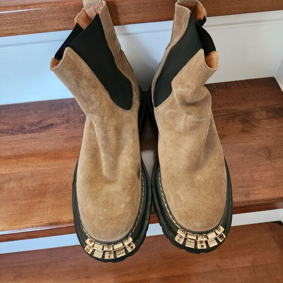 Sandro Noah women's suede boots in size 40 - Picture 2 of 6